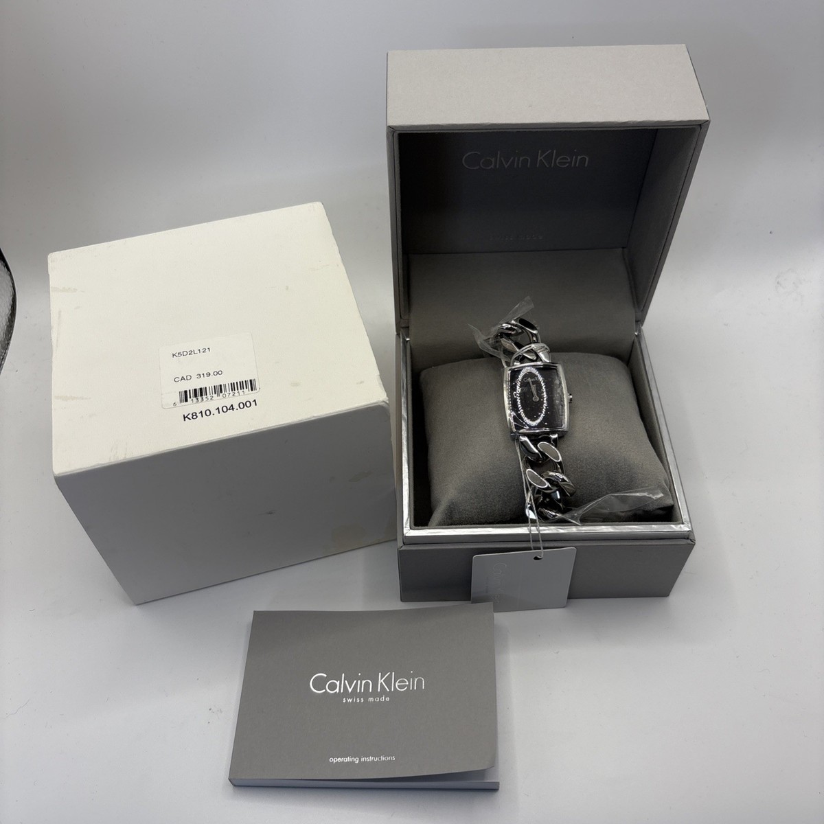 Calvin Klein CK‎ Amaze Swiss Made Silver Watch Model K5D2L121 Womens Ladies Calvin Klein CK Amaze Swiss Made Silver Watch Model K5D2L121  main image 4