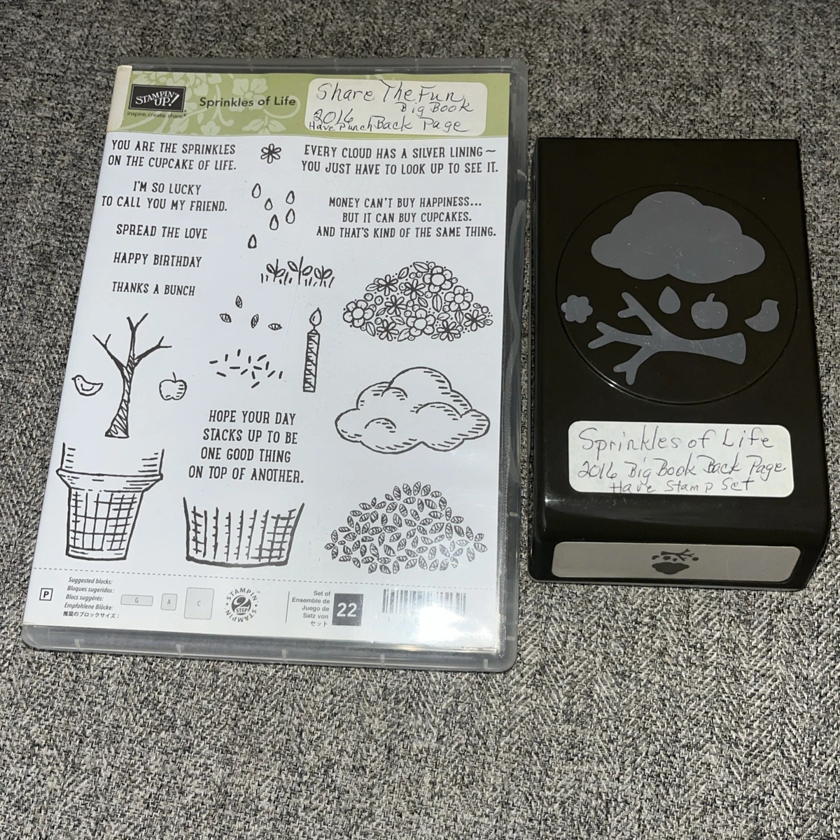 Stampin' Up! Punch Craft Stamps for sale | eBay