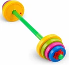 Liberty Imports Kids Barbell Weight Set - Adjustable Workout Toy Equipment for C