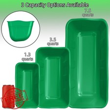 DallerSoode Hanging Chicken Duck Feeder Waterer 1.3 Qt 2 Pack Green