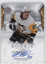 2021 Upper Deck Ultimate Collection Rookies /299 Kasper Bjorkqvist #167 Auto 1yj