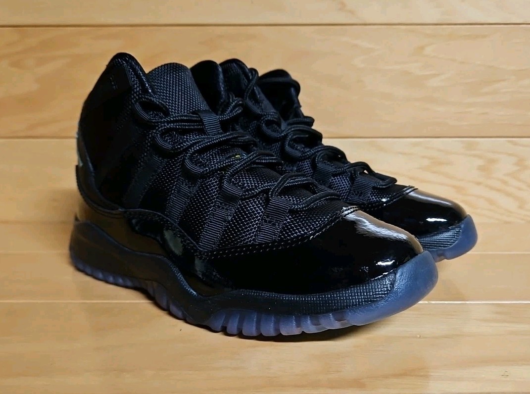 Air Jordan XI 11 Retro PS Gamma Blue Size 1 Youth Black Boys Shoe