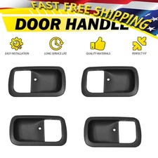 4Pcs Car Inner Door Pull Gray Handle Armrest For 1993-1997 Toyota Land Cruiser