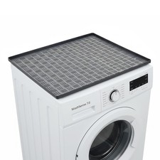 Culinavog Fridge Silicone Mat, Non-Slip Mat Washing Machine Dryer with Grey