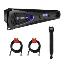 Crown Audio XLS 1002 Stereo Power Amplifier w/ Straps 10-Pack  Cable