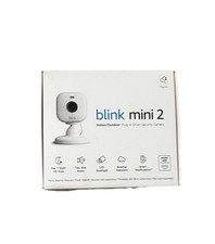 Blink Mini 2   Plug-in smart security camera, HD night view in color, built-in