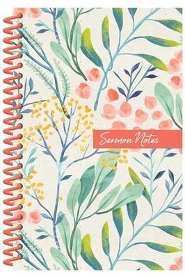 Compiled by Barbour Staff Sermon Notes Journal [Floral] (Hardback)