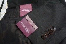 Sartoria Partenopea Brown Woven 100 Wool 2 Pc Suit Jacket Pants 44R BRAND NEW