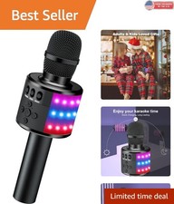 Wireless Karaoke Microphone - All-in-One Bluetooth Speaker for Parties  Travel