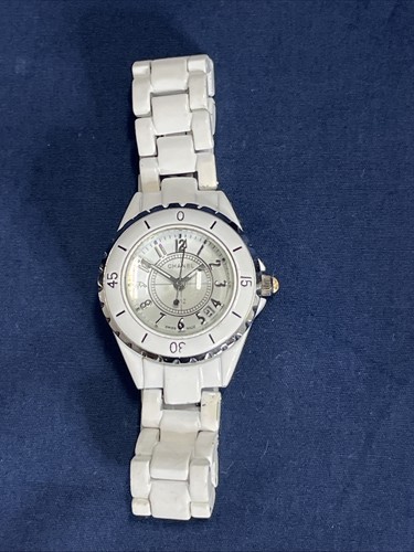 Chanel J12 Ceramic Quartz Women’s Watch White Dial Z.G.58096