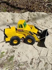 Vintage Tonka Turbo-Diesel Yellow Metal Front End Loader of Pressed Steel