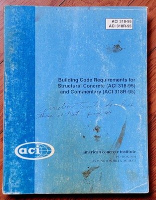American Concrete Institute Codes for concrete 