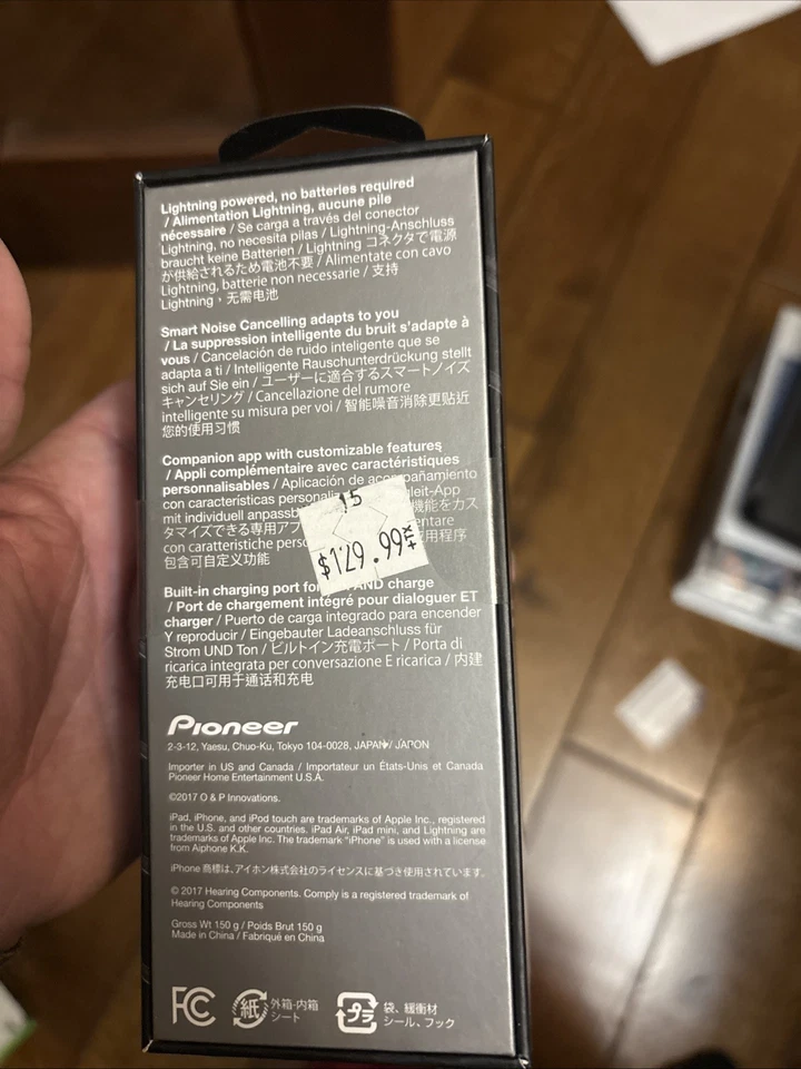 Auriculares con cancelación de ruido alimentados por rayos Pioneer Rayz Plus - NUEVO sellados Foto 2 de 2