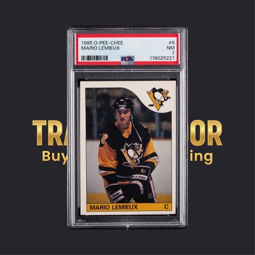 Mario Lemieux #9 1985 O-Pee-Chee card