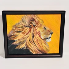 Lyon Painting Hand Painted, Signed And Dated, Professionally Framed