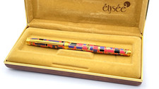 VINTAGE ELYSEE NO 1 LIMITED EDITION FOUNTAIN PEN 18K GOLD MEDIUM NIB GERMANY