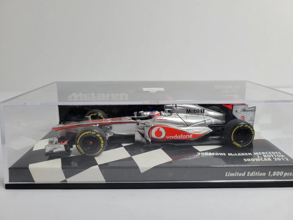 Minichamps Vodafone McLaren Mercedes J Button Showcar 2012 1:43 Ed. 43 No. 121 - Image 2 of 4