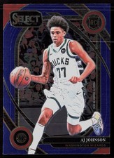 2024-25 Panini Select #300 AJ Johnson Blue (Retail)