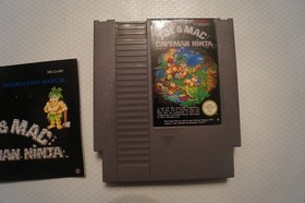 Joe & Mac Caveman Ninja - Nintendo NES Classic Action Adventure Video Game