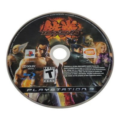 Bandai Namco Tekken 6 Sony PlayStation 3 2009 Game Disc Only Tested and Working