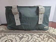 Picnic Time Alexis Insulated Lunch/Wine Tote Bag Purse Gray w Silver Trim 