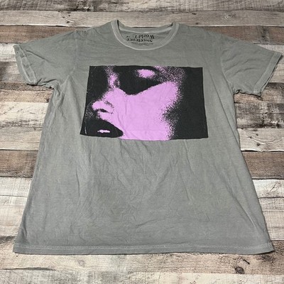 Ariana Grande Shirt Women's Large Gray God Is A Woman Sweetener Tour Band Tee
