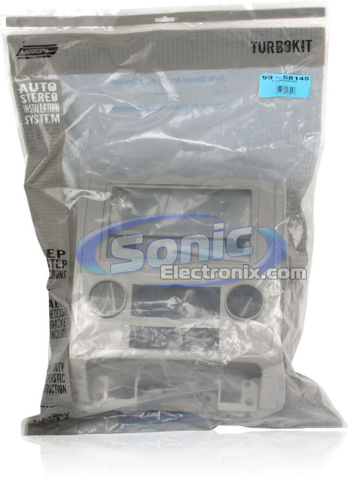 Kit de tablero de instalación DIN simple/doble Metra 99-5814S para Ford/Mercury/Mazda 2008-12 Foto 3 de 3