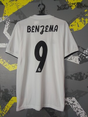 Benzema Real Madrid Home football shirt 2018-2019 Adidas DH3372