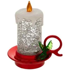 The Christmas Shoppe Light Up Candle Snow Globe Ornament 3.23" x 2.67" x 2.15"