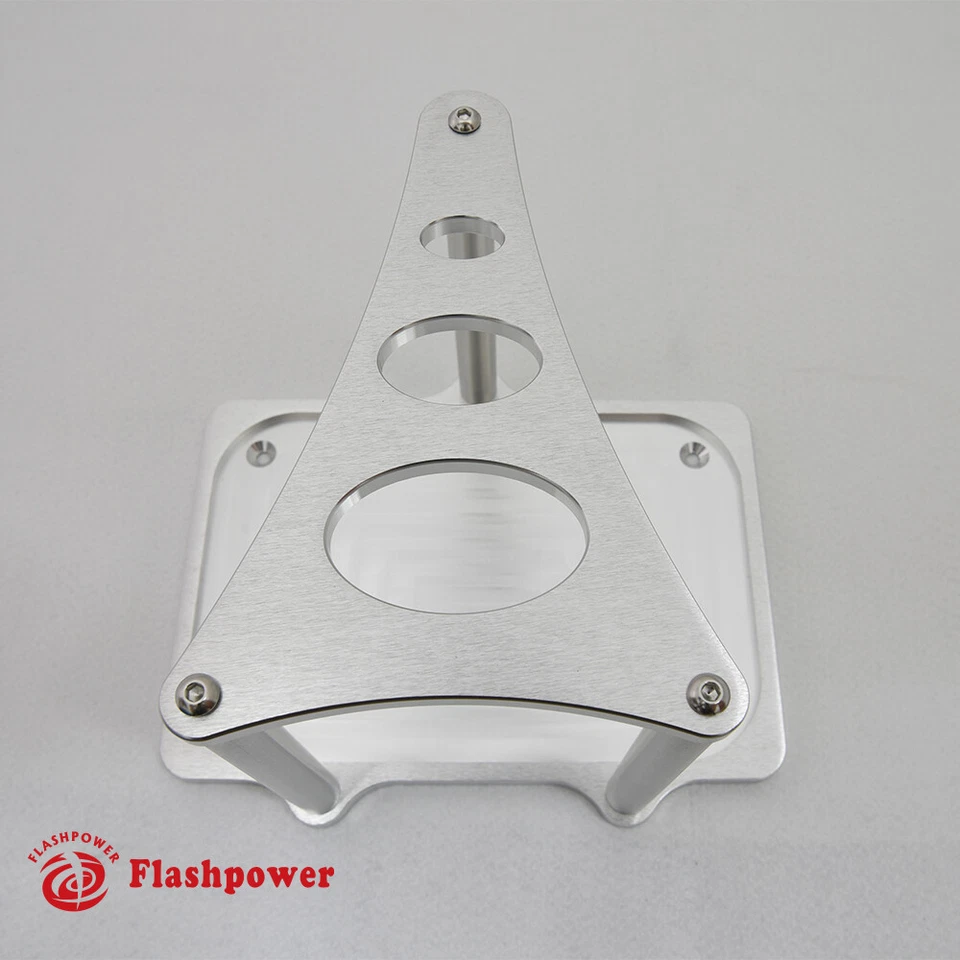 Optima Billet Aluminum Battery Hold Down Tray Clear Anodized - Imagem 2 de 3