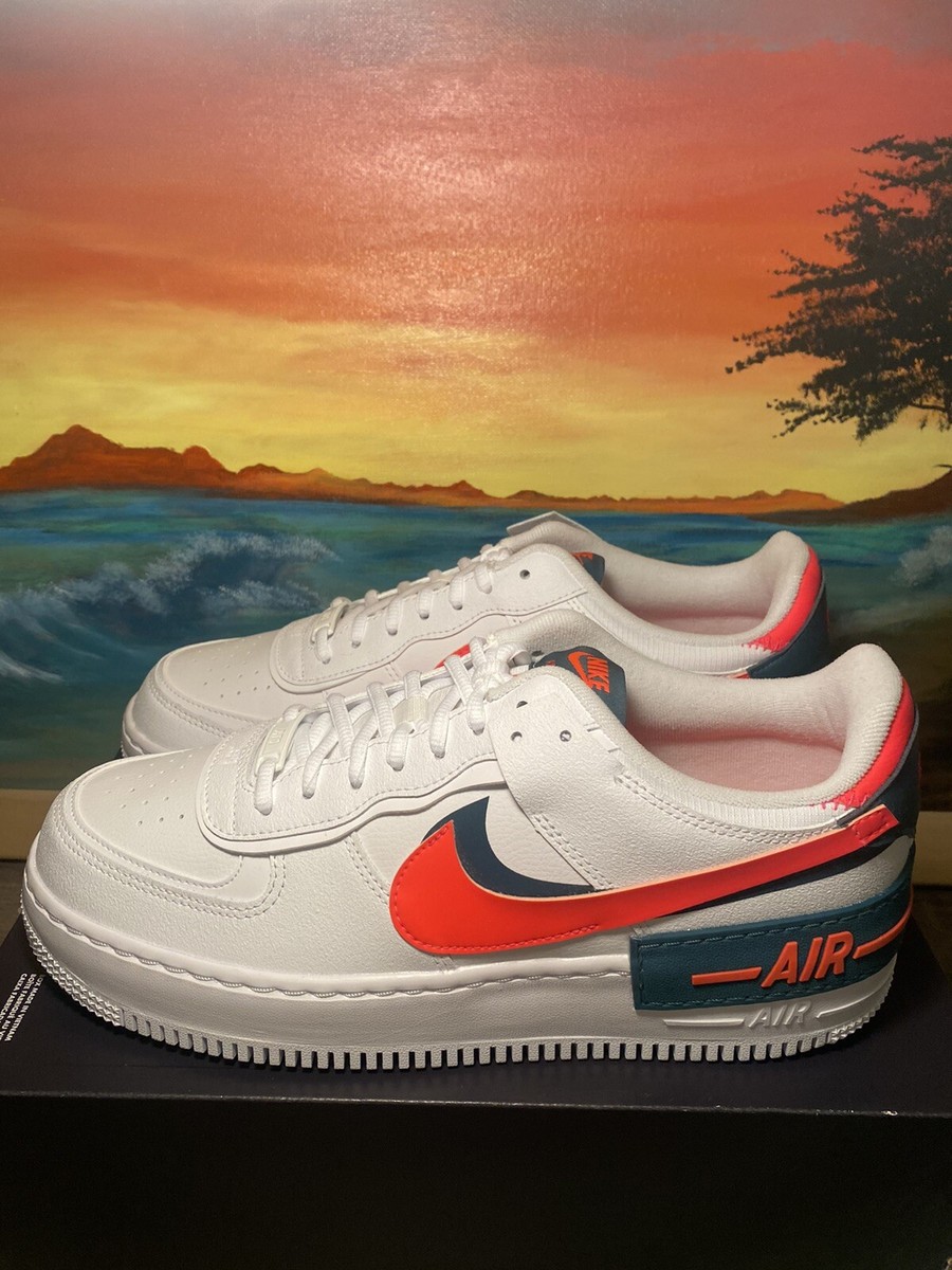 nike air force summit white solar red