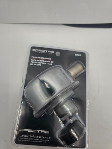 Spectre 4278 Chrome Push-On Breather, 2.25 in. Tall, 3 in. OD - Picture 2 of 6
