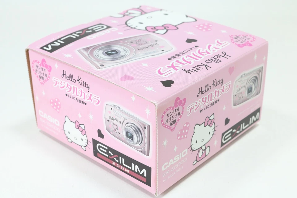 Very RARE Casio Exilim EX-Z2000 Digital Camera HELLO KITTY limited Pink JAPAN - Image 3 of 4