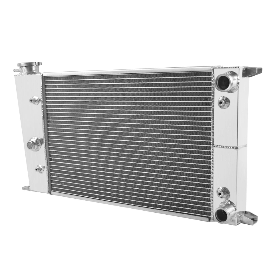 Radiador de aluminio de 2 filas para VW GOLF MK1 Jetta 1975-1981 SCIROCCO GTI SPEC 1,6 L MT Foto 3 de 4