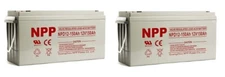NPD12-150Ah 12V 150Ah Rechargeable Deep Cycle Sealed Lead Acid Battery （2Pcs）