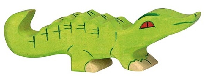 Wooden Tiger 80175 Crocodile Small 10 cm Wooden Figures Series Water World