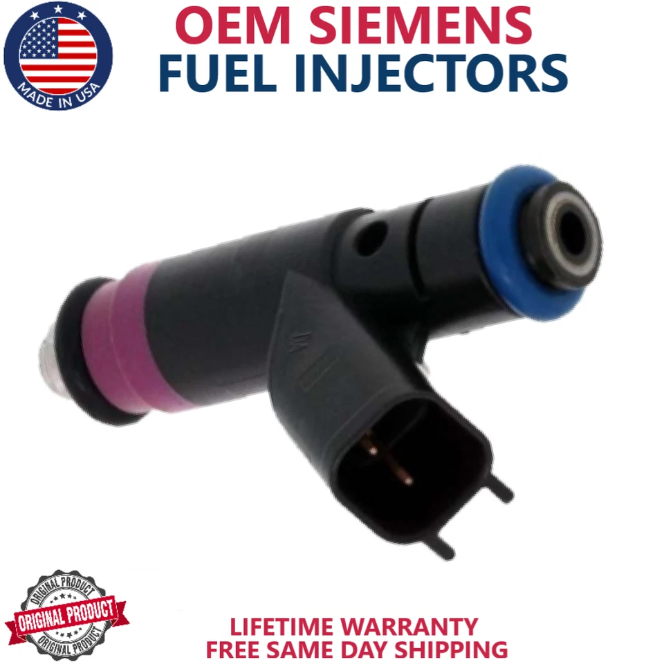 6 ПОДЛИННЫХ топливных форсунок SIEMENS для 2000 Chrysler Intrepid 2,7 л V6 #04591657AA - Изображение 2 из 4