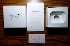 BOX ONLY Apple AirPods Pro Empty Box With Paperwork Insert NO Actual AirPods