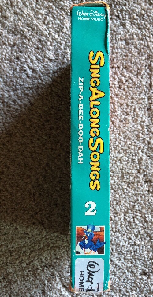 ディズニー　singA long!とplay A longのセット Disney Sing Along Songs VHS Zip A Dee Doo Dah Volume Two