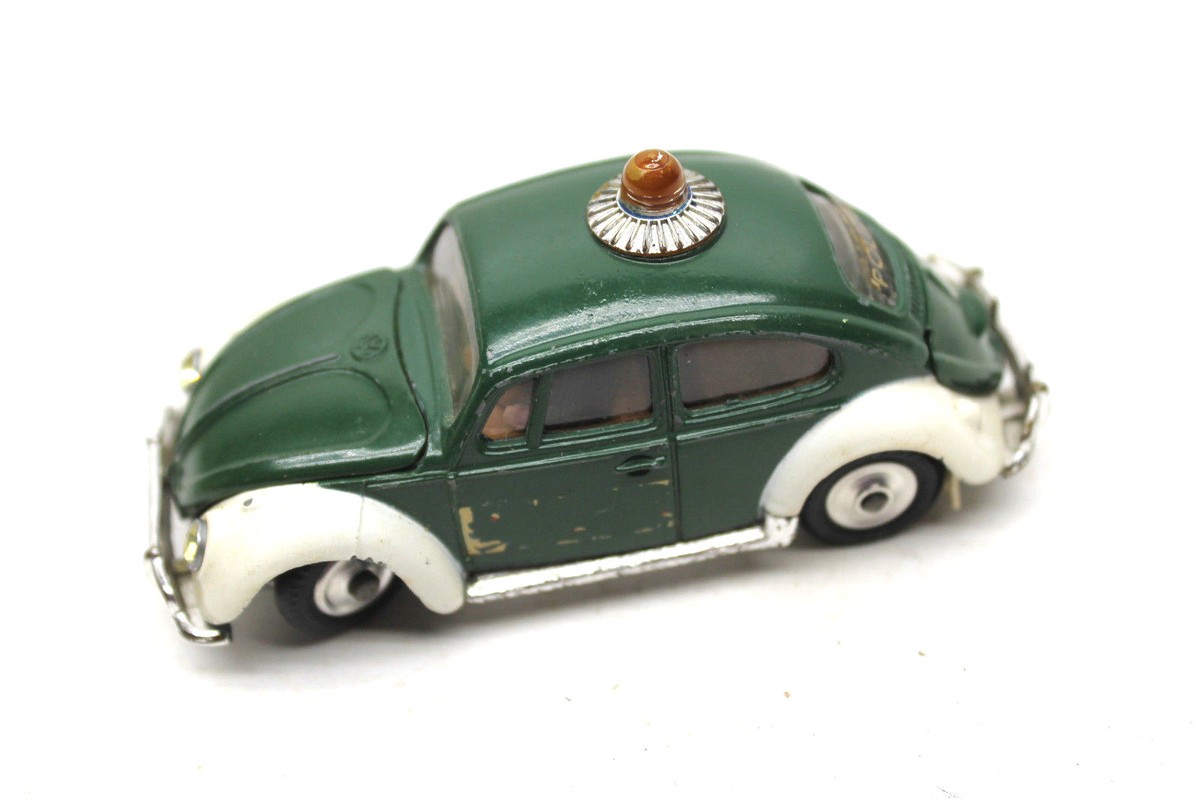 Vintage Corgi Toys Volkswagen 1200 Saloon European Polizei Die