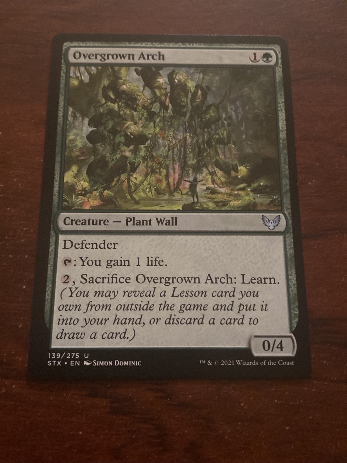MTG Overgrown Arch Strixhaven: School of Mages 139/275 Regular Uncommon for  sale online | eBay