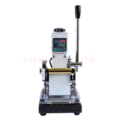 220V Hot Foil Stamping Machine PVC Gift VIP Card Embosser Bronzing Clearance - Picture 4 of 6