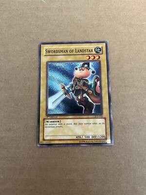 yugioh landstar cards SWORDSMAN OF LANDSTAR - SDJ-002 - Yu-Gi-Oh! card - 1st Edition - NM