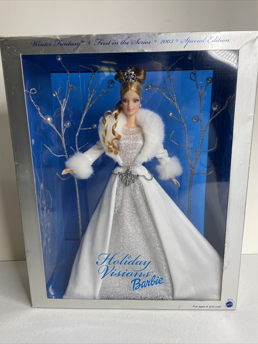Holiday Visions Winter Fantasy 2003 Barbie Doll ~1st Holiday