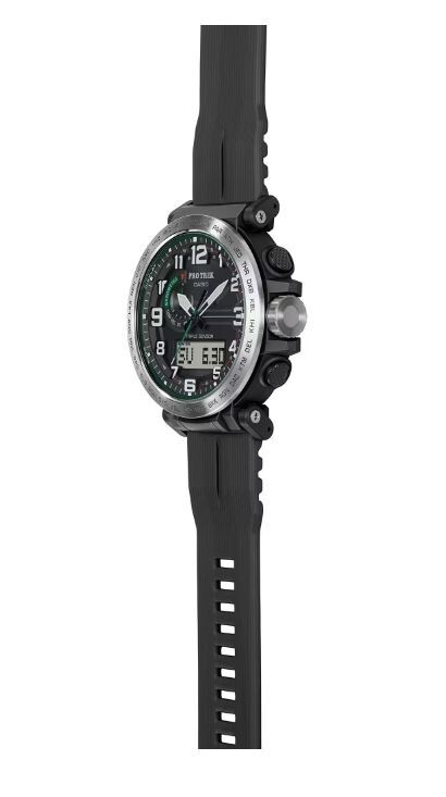 Casio Pro Trek Men's Solar Powered Altimeter Thermometer Watch