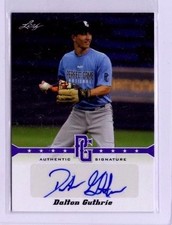 2013 Leaf Perfect Game PURPLE AUTO Dalton Guthrie REAL #1/1 Florida Gators PHI