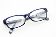 NINE WEST NW5047 400 Navy Blue Crystal 52-15-135 Frames Flex Hinges X732