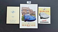 MARCOS MANTARA 4 Pge FOLDOUT BROCHURE & PRICE LIST & INSURANCE SCHEME 1993