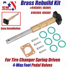 Brass Rebuild Kit For Tire Changer Spring Driven 4-Way Foot Pedal Valve 8183691