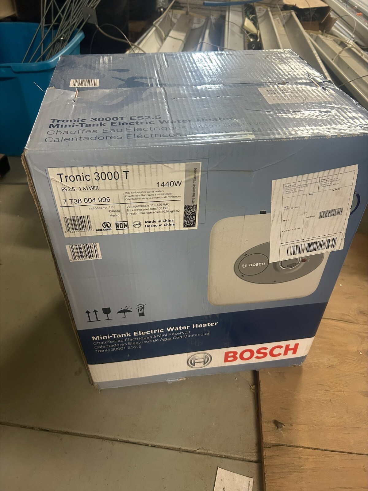 Bosch Tronic 3000T 7738004996 Electric Water Heater